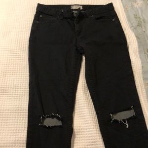 Free people skinny black jeans